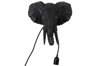 Countryfield Moderne zwarte ''Orwell'' olifant lamp E27 - L34xB23,5xH33 cm