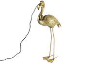 Countryfield Moderne gouden ''Orwell'' flamingo lamp E14 - L34xB16xH75 cm