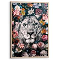 Orangewallz | Wanddecoratie Lion Flowers