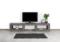 Steigerhouttrend Betonlook TV meubel Ector met leggedeeltes
