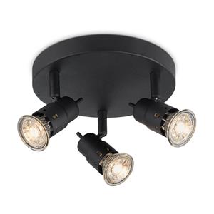 Home sweet home LED opbouwspot Cilindro 3L - zwart