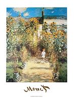 PGM Claude Monet - The Monet's Garden at Vétheuil Kunstdruk 50x70cm