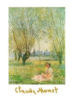 PGM Claude Monet - Donna sotto i salici Kunstdruk 60x80cm
