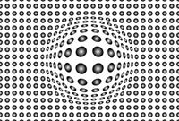 Wizard+Genius Dots Black and White Vlies Fotobehang 384x260cm 8-banen