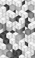 Dimex Cube Blocks Vlies Fotobehang 150x250cm 2-banen