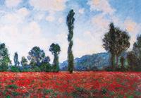 PGM Claude Monet - Campo di papaveri Kunstdruk 100x70cm