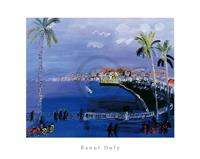 PGM Raoul Dufy - Baie de Anges, Nice Kunstdruk 50x40cm