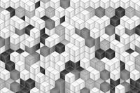Dimex Cube Blocks Vlies Fotobehang 375x250cm 5-banen