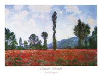 PGM Claude Monet - Field of Poppies Kunstdruk 80x60cm