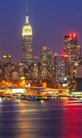 Dimex Manhattan at Night Vlies Fotobehang 150x250cm 2-banen
