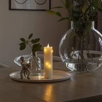 Konstmide CHRISTMAS LED waskaars crème lichtkleur barnsteen 17,8 cm