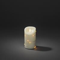 Konstmide CHRISTMAS LED waskaars crème lichtkleur barnsteen Ø 7,5 cm