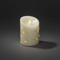 Konstmide CHRISTMAS LED waskaars crème lichtkleur barnsteen Ø 10 cm