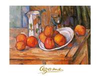 PGM Paul Cézanne - Bricco, bicchiere e piatto Kunstdruk 80x60cm