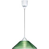 BES LED Led Hanglamp - Hangverlichting - Trion Dikon - E27 Fitting - Rond - Aluminium Groen - Kunststof