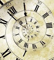 Dimex Spiral Clock Vlies Fotobehang 225x250cm 3-banen
