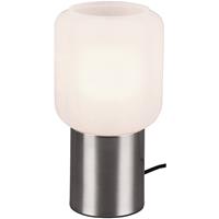 BES LED Led Tafellamp - Tafelverlichting - Trion Nikos - E27 Fitting - Rond at Nikkel - Aluminium