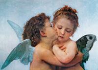 PGM William Bouguereau - First Kiss Kunstdruk 70x50cm