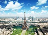 Papermoon Eiffeltoren Vlies Fotobehang 350x260cm