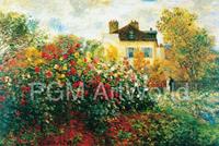 PGM Claude Monet - The Artist's Garden Kunstdruk 100x70cm