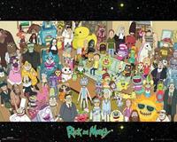 GBeye Rick and Morty Cast Poster 50x40cm