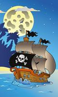 Dimex Pirate Ship Vlies Fotobehang 150x250cm 2-banen