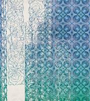 Komar Art Nouveau Bleu Vlies Fotobehang 250x280cm 5-banen