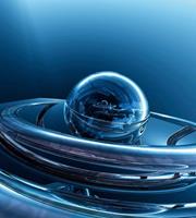 Dimex Glass Sphere Vlies Fotobehang 225x250cm 3-banen