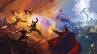 Komar Avengers Epic Battles Two Worlds Vlies Fotobehang 500x280cm 10-banen