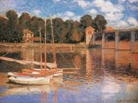 PGM Claude Monet - Il ponte di Argenteuil Kunstdruk 80x60cm