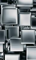 Dimex Metal Cubes Vlies Fotobehang 150x250cm 2-banen