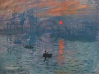 PGM Claude Monet - Impressionismo il levar Kunstdruk 80x60cm