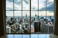 Dimex Manhattan Window View Vlies Fotobehang 375x250cm 5-banen