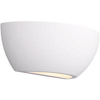 BES LED Led Wandlamp - Wandverlichting - Trion Roman - E14 Fitting - Rechthoek at Wit - Gips