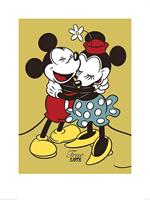 Pyramid Mickey and Minnie Mouse True Love Kunstdruk 60x80cm