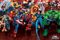 Pyramid Marvel Heroes Attack Poster 91,5x61cm
