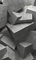 Dimex Concrete Cubes Vlies Fotobehang 150x250cm 2-banen