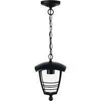 BES LED Led Tuinverlichting - Hanglamp - Narmy 2 - Plafond at Zwart - E27 Fitting - Rond - Aluminium