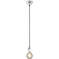 BES LED Led Hanglamp - Hangverlichting - Trion Cardino - E27 Fitting - 1-lichts - Rond - Glans Chroom - Aluminium