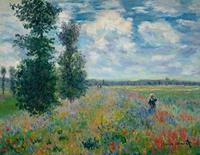 PGM Claude Monet - Les Coquelicots Kunstdruk 90x70cm
