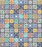 Dimex Vintage Tiles Vlies Fotobehang 225x250cm 3-banen