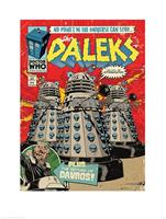 Pyramid Doctor Who The Daleks Comic Kunstdruk 60x80cm