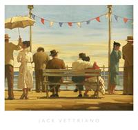 PGM Jack Vettriano - The Pier Kunstdruk 72x67cm