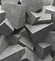 Dimex Concrete Cubes Vlies Fotobehang 225x250cm 3-banen