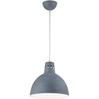 BES LED Led Hanglamp - Hangverlichting - Trion Sicano - E27 Fitting - Rond - Beton - Aluminium