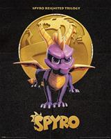 Pyramid Spyro Golden Dragon Poster 40x50cm