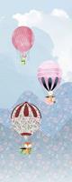 Komar Happy Balloon Vlies Fotobehang 100x250cm 1-baan
