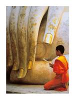 PGM Hugh Sitton - The Hand of Buddha Kunstdruk 60x80cm
