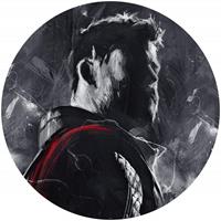 Komar Avengers Painting Thor Zelfklevend Fotobehang 125x125cm rond