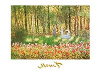 PGM Claude Monet - La famille d'artiste Kunstdruk 70x50cm